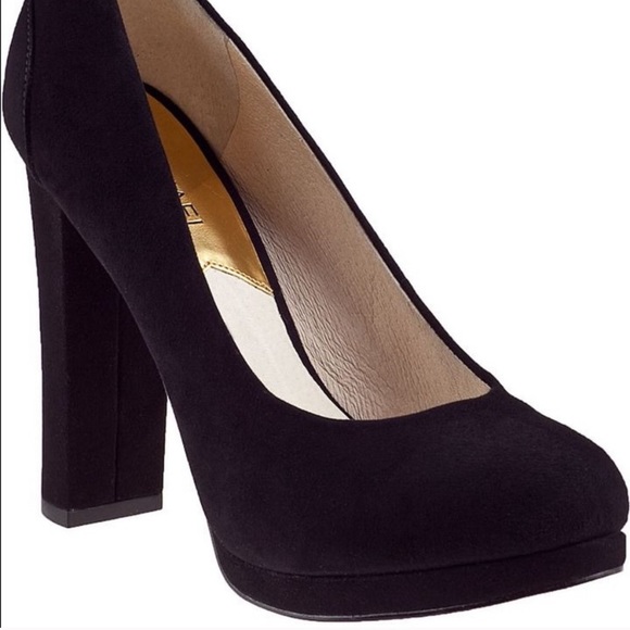Michael Michael Kors | Suede Haven Pump | Black - Picture 2 of 6